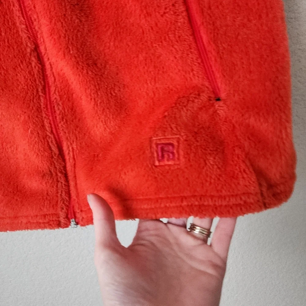 PATAGONIA Regulator‎ Fleece Vest in orange full zip